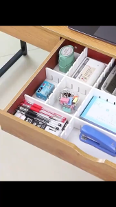 🔥Ship 24H🔥DIY Adjustable Drawer Divider PVC Plastic Partition Divider Free Combination Drawer Organizer Partition Board 抽屜 分隔板