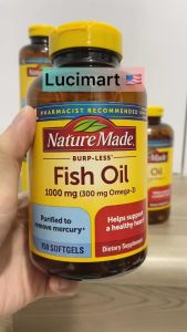 Viên uống dầu cá Omega-3 Fish Oil Nature Made [Hàng Mỹ]