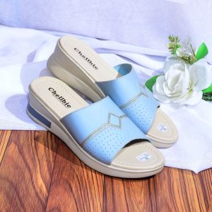 sandal flat wanita hak tinggi kekinian termurah ternyaman menarik & ringan dipakai (IE 10)