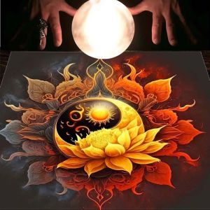 Vải Trải Bàn Thờ Tarot Màu Tím Galaxy Hình Sao Năm Cánh Thảm Phù Thủy Đầy Sao Dùng Cho Chiêm Tinh Nghi Lễ Wiccan Trang Trí Phong Cách Hiện Đại Giặt Máy Được