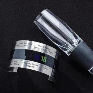 New Wine Collar Thermometer Bar Beverage Tool Clever Bottle Snap Thermometer LCD Display Clip Sensor For Champagne Beer Red Wine