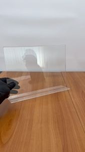 ป้ายอะคริลิคตั้งโต๊ะ A4 แนวนอน ฐาน T LionCraft Acrylic T-Stand A4 Horizontal