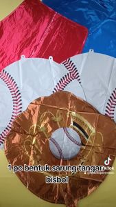 Paket Balon BOLA BASEBALL A / Dekorasi Ulang Tahun BOLA BASEBALL