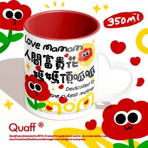 Đồ Uống Bằng Gốm Sứ Mothers Day Gift Cup Vật Dụng Ăn Uống Túi Đựng Đồ Dùng Nhà Bếp Thiết Kế Hoa Phong Cách Dễ Thương 350ml