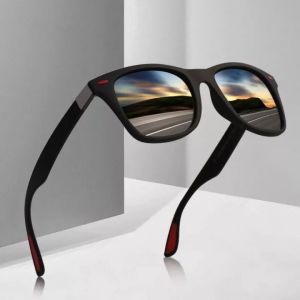 C.three Sun Glasses Polarized Sunglasses Men Classic Design Mirror Square Ladies Sun Glasses Women Personal Driving Sunglasses Ride Cycling Shades