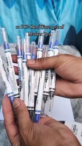 10pcs Permanent Marker Industrial Grade Dual Tip Marker Pen Oil-Proof For All Surface Marking