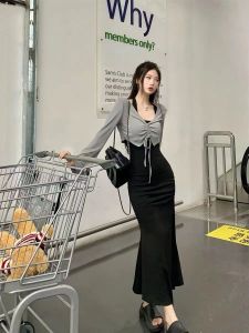 Oneset Terpisah Bodycon Knit Premium Korean Style 3019 - G003
