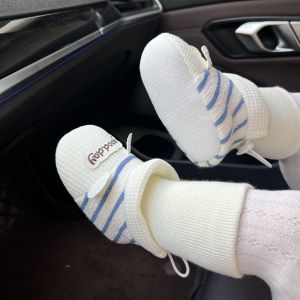 Newborn Spring and Autumn Baby Shoes and Socks 0-1 Years Old Male and Female Baby Soft Bottom Toddler 3-6-9 Months No Drop 7 Foot Protection Winter