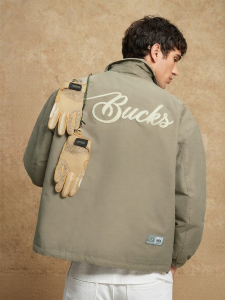 Jack Jones | Bucks Collaboration Down Jacket Flip-collar Loose Fit