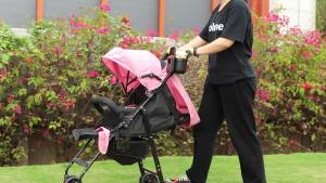 Guiseapue Stroller Cup Holder with Phone Holder Bottle Holder for Wheelchair Walker Bike Stroller Accessories for Uppababy Nuna Doona Gifts for Her Him Kids