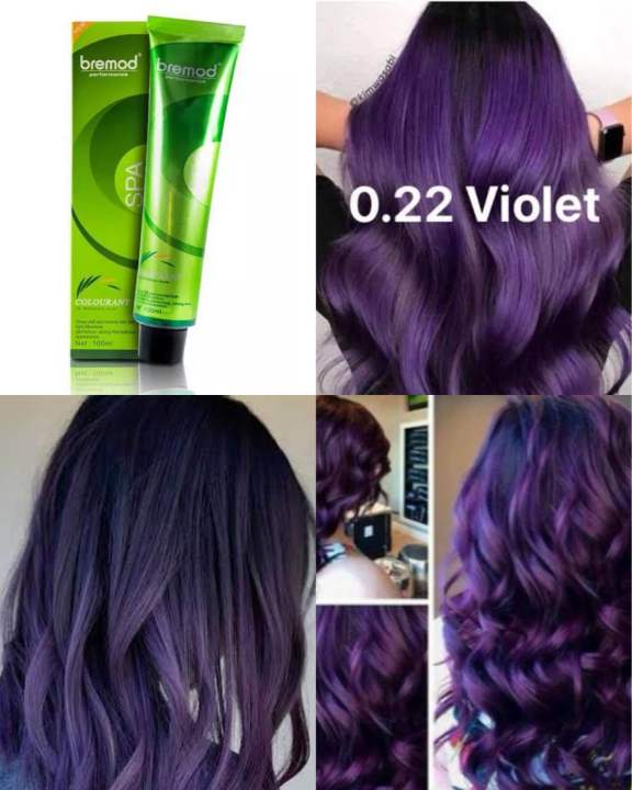 Bremod hair color 0.22 Violet ( Hair Color only ) Not set !! | Lazada PH