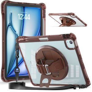 For iPad Air 11 4th 5th 10th 10.9 10.2 9th A16 11th Generation Case Hand Strap Tablet Cover for iPad Pro 11 12.9 13 inch Funda