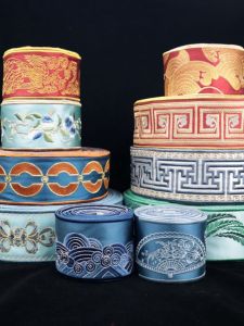 Chinese Embroidery Curtain Vertical Edge Ribbon DIY Han Dynasty Collar Cuff Access Control Shawl Sofa Decoration Embroider Lace