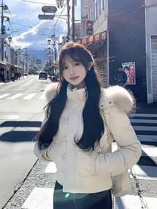 CHOUXIE | Áo Khoác Dày Đệm Chic Độc Đáo Ngắn