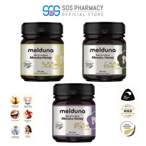 Melduna Raw Monofloral Manuka Honey MGO 300+ / MGO 600+ / MGO 850+ (250g)