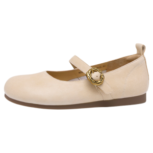 Shallow Open Mouth Mary Jane Flat
