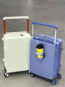 Durable Luggage Carry-On Suitcase 20 Inches Travel Bag for Men And Women Business OL Style Polyester Lining Zipper Closure