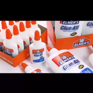 BIN LU Elmers Fast-Drying Glue 130g: Time-Saving Solution for Classroom Crafts & Office Paperwork - 130g Bulk Pack
