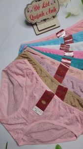 Combo 10 quần lót nữ (3315) có 2 Size :58 - 88 Kg gấm hoạ tiết Hàng lᴏại 1 chất mát co giãn.  - Đồ Lót Quỳnh Anh