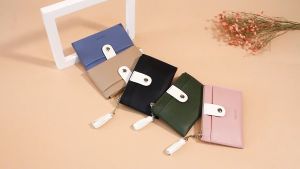 [Blink] Korea Pouch Bag Short Cardful Wallet Zip Mini Bags Womens Purse Travel Bags 迷你钱包卡包 Dompet Mini - SO41