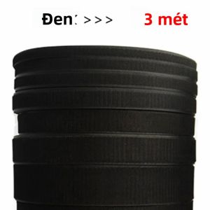 Băng Dính Velcro Không Dính 1-25M Dải Vải Móc Và Vòng Nylon Để May Tự Làm Trên Túi Xách Quần Áo Giày Dép Thân Thiện Với Môi Trường