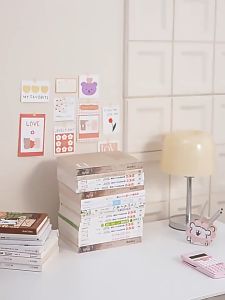 กระเป๋าเก็บหนังสือ สไตล์เกาหลี ความจุขนาดใหญ่ แบบใส มีซิป กันฝุ่น กันน้ำ ซ้อนได้ (PVC)สามารถโชว์ของ สําหรับนักเรียน มีหูหิ้วช่วยให้ขนได้สะดวก