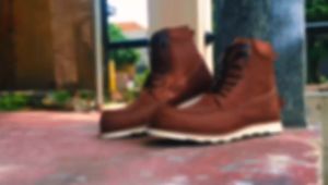 SEPATU BOOTS SAFETY PRIA CRC BROWN KULIT SAPI VISION SHOES