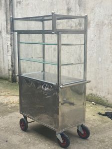 Mẫu tủ bán hàng 1mv30 giá sản xuất thuận tiện cho việc kinh doanh các mặt hàng vỉa hè Cơ Khí Tân Ngọc Châu 0937272899