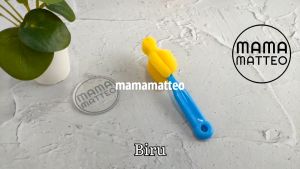 Sikat Spons Dot Bayi / Sponge Pembersih Cuci Botol Susu Peralatan Makan Minum Bayi Warna Pink Biru Kuning