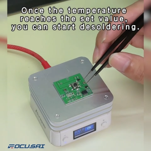 Mini โต๊ะทำความร้อน PD65W เครื่องทําความร้อน ปรับอุณหภูมิได้ จอแสดงผลดิจิตอล สำหรับการติดตั้งพื้นผิว PCB SMD การอุ่นล่วงหน้า การบัดกรี และการถอดประกอบ