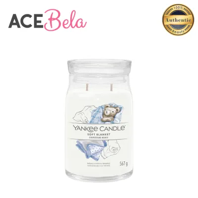 Yankee Candle Signature Large Jar Soft Blanket 567g (100% Authentic from Acebela)