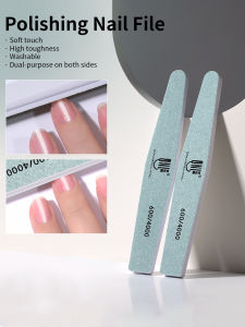 RS 1/5/10pcs Nail Buffer Files Strip 600/4000 Grit Sanding Polishing Grinding Manicure Shine Sponge Buffing Bars Nail Art Tools