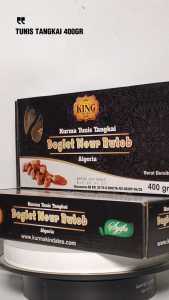 KURMA TUNISIA TANGKAI DATES DEGLET NOUR / TUNIS BERTANGKAI ALGERIA KEMASAN BOX PREMIUM