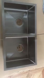 Handmade Kitchen Sink 304 Stainless Steel Double Basin Undermount