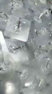 Móc Dán Tường Treo Đồ Trong Suốt Móc Dính Cường Lực Thần Thánh Gắn Siêu Dính Đa Năng（6X6Cm）-ESTLA