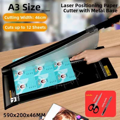 KW－TRIO | Laser Positioning A4 A3 Photo Manual Cutting Machine Mini Paper Cutter