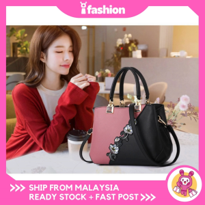 iFASHION 2389 Women High Quality Sling Crossbody Shoulder Handbag Bag Wanita Perempuan PU Beg Sandang