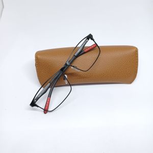 [TERMURAH ]RB502 Frame Kacamata Sport Pria Besi/Kacamata Frame +Lensa Gratis Minus Photocromic Anti Radiasi Blue Ray Berubah Warna Otomatis/Kacamata Cowok Tangkai Per Pegas Elastis Anti Silau Uv Normal Cylinder