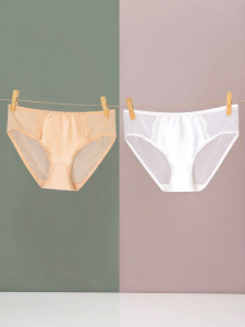 Antibacterial Transparent Lace Panties