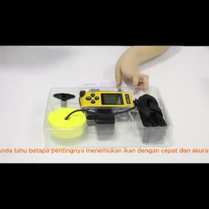 COD Gps Alat Pelacak Ikan Pintar di laut Sonar Fish Finder Cable Display kedalaman 100 meter TL 88E