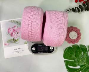 Yarn - Sợi Cotton Silk - Cotton Lụa | Sợi chập - Cỡ sợi 0.8mm | Sợi đan móc mùa hè | Terri Store