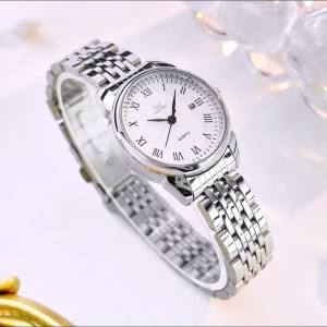 OPK Jam Tangan Wanita Original Anti Air Tahan Air Kecil Korea Analog Putih Gold Hitam Stainless Steel Women Watch