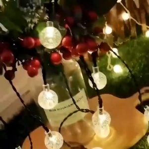 Solar String Lights Outdoor 100 LED Crystal Globe Lights Waterproof Solar Festoon Fairy Light for Garden Christmas Party Decor sensor light motion detector night lights solar christmas light outdoor