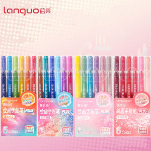 LANGUO 6/88 Colors Glitter Effects Gel Pens 1.0mm Writing Pens Set Paper Cardstock Diary Drawing Marking Coloring DIY New Colors