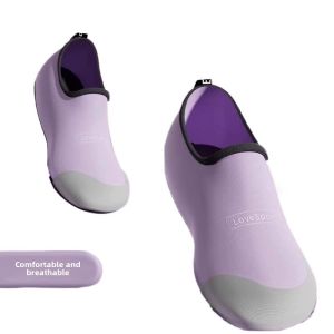 Indoor Fitness Shoes Womens Soft Bottom Silent Anti-slip Shock Absorption Dance Jump Rope Sports Yoga Special Training Shoes Lightweight