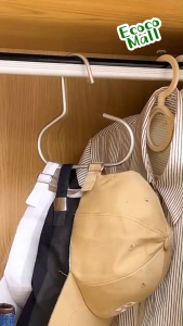 Móc treo mũ ECOCO đa năng hợp kim nhôm thế hệ mới Móc treo nón dây lưng phụ kiện thông minh 25068