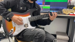 Rixton Electric Guitar Beginner Kit Solid Body 39" Full Size Electric Guitar HSS Pick Up for Starter with Electric Cable Hex Wrench Tremolo Arm