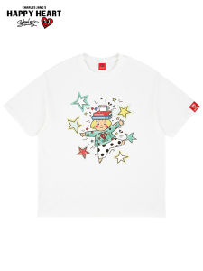 CHARLES JANGS HAPPY HEART | Pure Cotton Couples Tee Short Sleeves