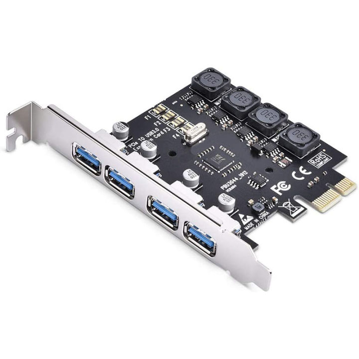 5 Gbps PCI-E Zu USB 3.0 Karte - 4 Ports USB Erweiterung Für PC & Server | Super Speed