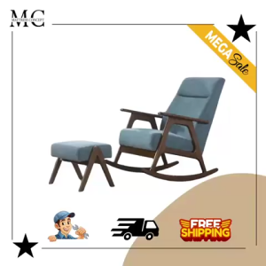 🔥【LOCAL SELLER】🔥CAGO ROCKING CHAIR WITH STOOL (FREE DELIVERY & INSTALATION)